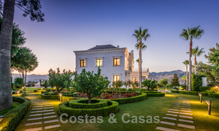 Majestuosa villa de lujo en venta con 7 dormitorios en una exclusiva urbanización al este del centro de Marbella 51978 