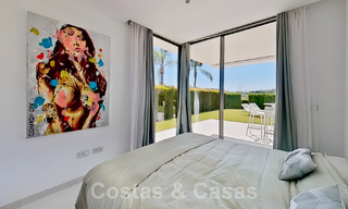 Moderno apartamento con jardín en venta con 3 dormitorios en resort de golf en la Nueva Milla de Oro entre Marbella y Estepona 53247 