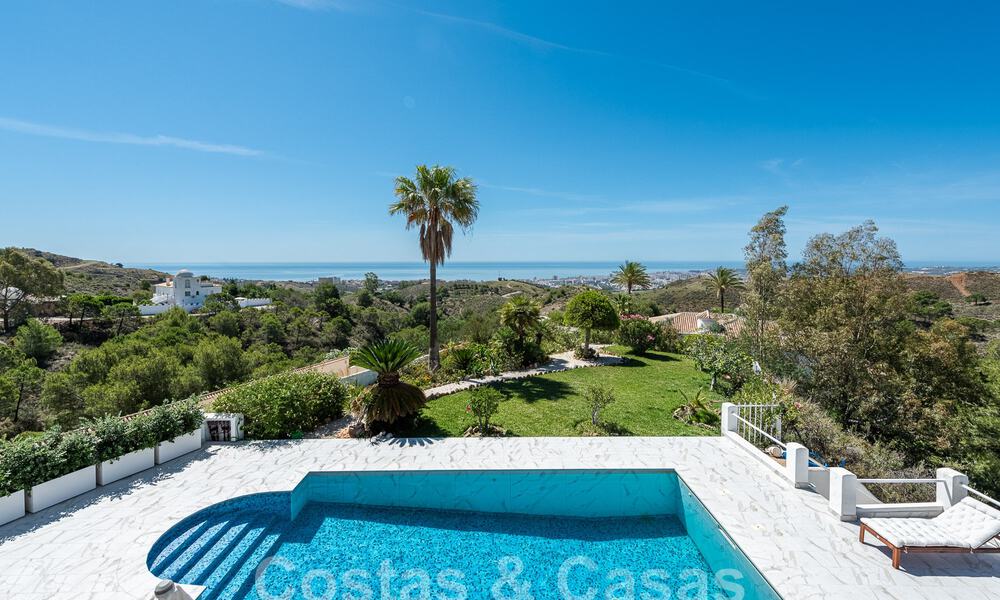 Villa de lujo en venta con amplias vistas al mar en las colinas de Mijas, Costa del Sol 54658