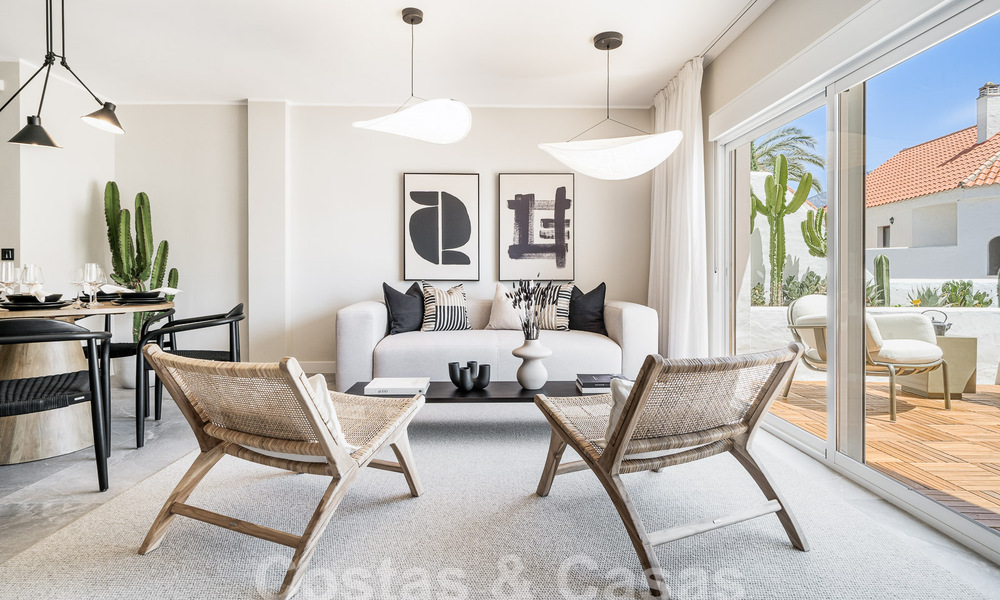Lujoso apartamento reformado con 4 dormintorios en venta en la prestigiosa Nueva Andalucia, Marbella 54693