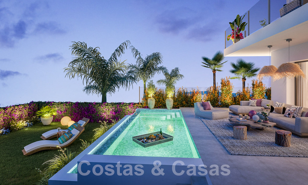 Nuevo proyecto de adosados en venta a un paso del Club de Golf en Mijas Costa, Costa del Sol 55619