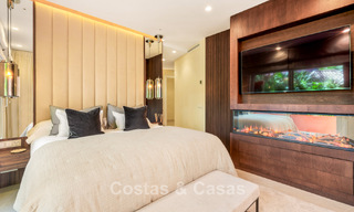 Prestigioso apartamento con jardín en venta en un complejo en primera línea de playa en la Nueva Milla de Oro entre Marbella y Estepona centro 56626 