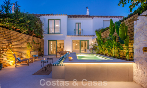Preciosa casa adosada reformada en venta a un paso de la playa y de todos los servicios en San Pedro, Marbella 57898