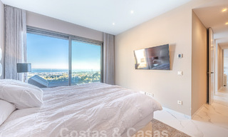 Apartamento boutique en venta con vistas panorámicas al mar, en complejo cerrado en las colinas de Marbella - Benahavis 57764 