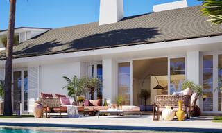 Nueva villa de lujo con piscina infinita y vistas panorámicas al mar en venta sobre plano, en un resort de golf de 5 estrellas en la Costa del Sol 57859 