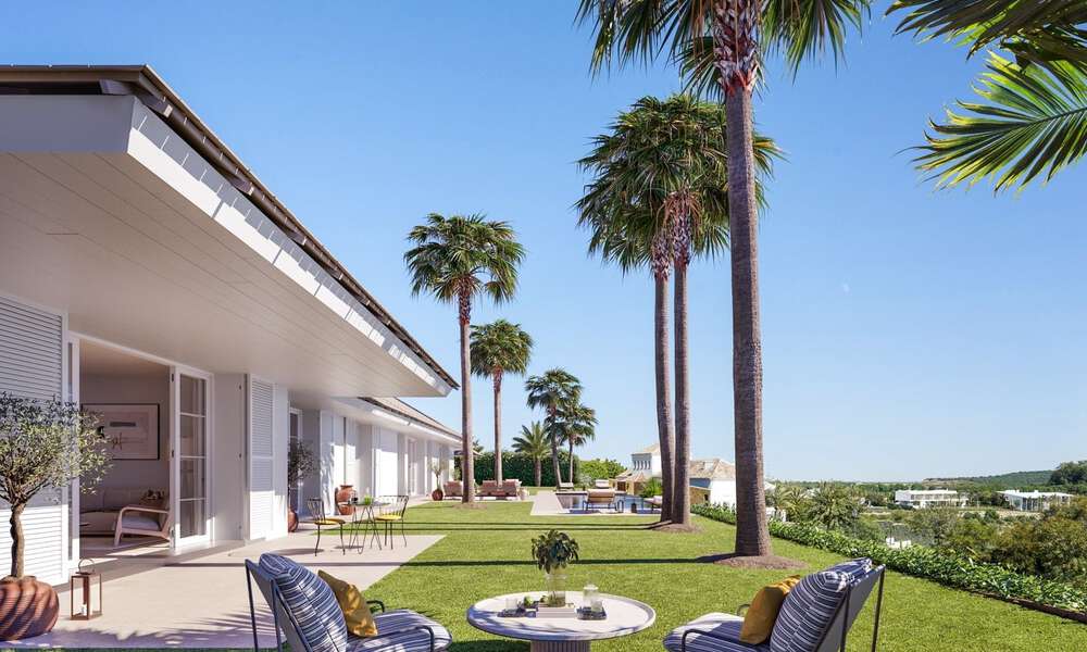 Nueva villa de lujo con piscina infinita y vistas panorámicas al mar en venta sobre plano, en un resort de golf de 5 estrellas en la Costa del Sol 57863