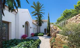 Nueva, mediterránea villa de lujo en venta con vistas panorámicas al golf y al mar en un resort de golf de 5 estrellas en la Costa del Sol 57786 