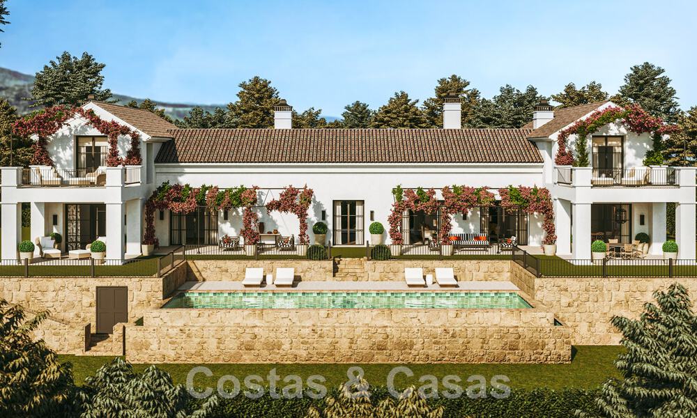 Nueva, mediterránea villa de lujo en venta con vistas panorámicas al golf y al mar en un resort de golf de 5 estrellas en la Costa del Sol 57791
