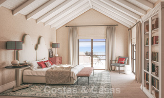 Nueva, mediterránea villa de lujo en venta con vistas panorámicas al golf y al mar en un resort de golf de 5 estrellas en la Costa del Sol 57796 