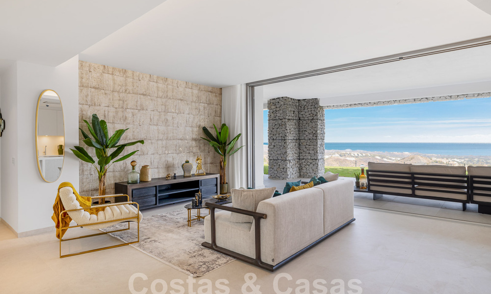 Apartamento nuevo con jardín y concepto innovador en venta en un gran complejo de naturaleza y golf en Marbella - Benahavis 58309