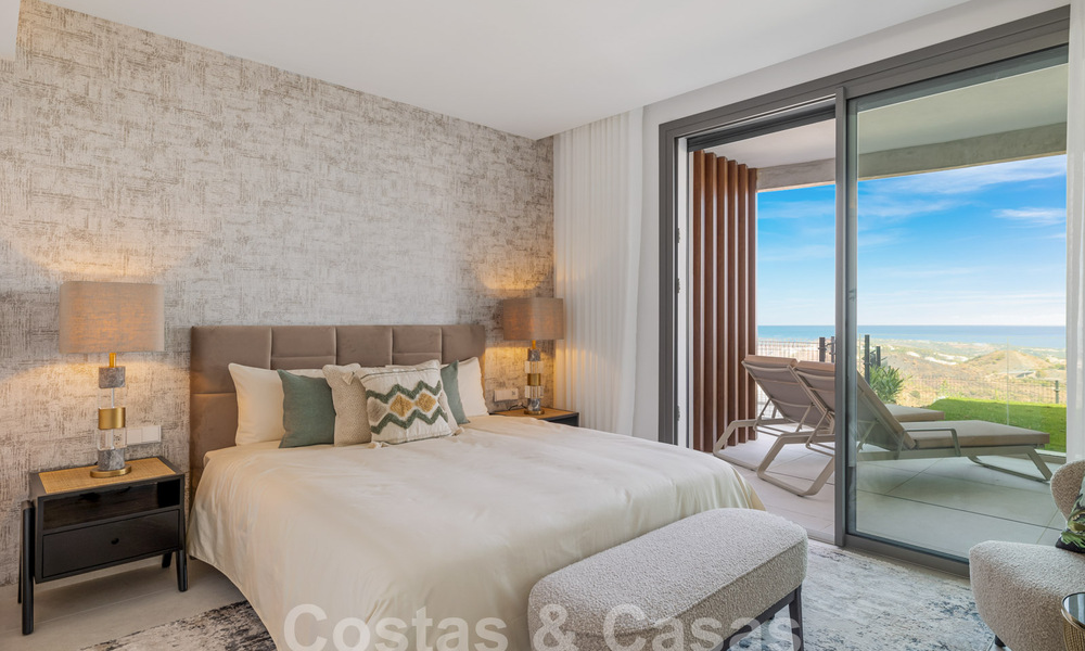 Apartamento nuevo con jardín y concepto innovador en venta en un gran complejo de naturaleza y golf en Marbella - Benahavis 58315