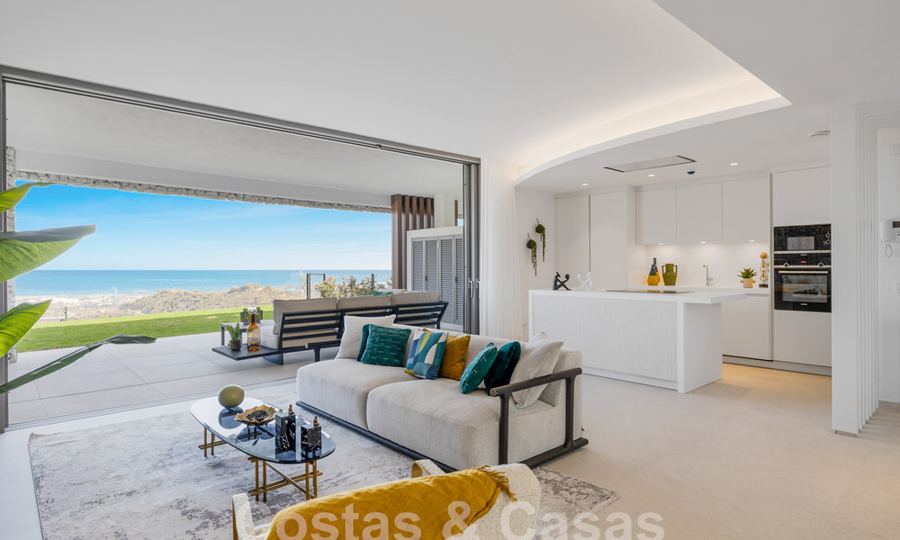 Apartamento nuevo con jardín y concepto innovador en venta en un gran complejo de naturaleza y golf en Marbella - Benahavis 58316