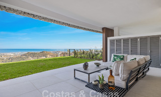 Apartamento nuevo con jardín y concepto innovador en venta en un gran complejo de naturaleza y golf en Marbella - Benahavis 58322 
