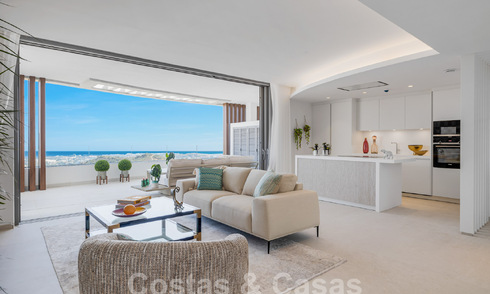 Magnifico apartamento nuevo en venta con inmejorables vistas al mar, golf y montaña, Marbella - Benahavis 58365