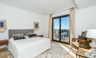 Majestuosa villa de lujo de estilo mediterráneo en venta con impresionantes vistas panorámicas al mar en Marbella - Benahavis 59849 