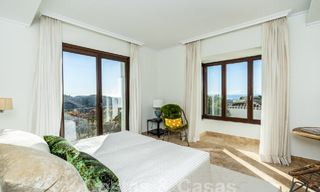 Majestuosa villa de lujo de estilo mediterráneo en venta con impresionantes vistas panorámicas al mar en Marbella - Benahavis 59853 