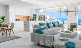 Nuevo complejo de apartamentos prestigioso en venta con vistas al Mediterráneo en Mijas Costa 62380 