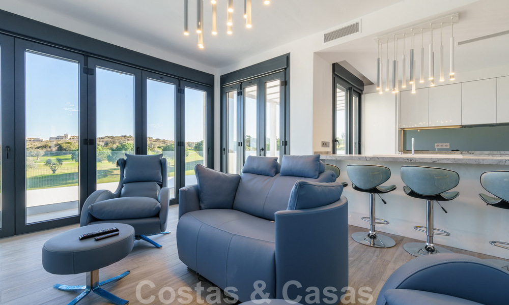 Nueva promoción de modernas villas de lujo en venta, en primera línea de golf con vistas al mar en Mijas, Costa del Sol 62451