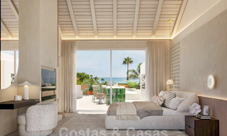 Amplio ático de lujo en venta con 4 dormitorios y vistas al mar en un complejo de playa en Marbella Este 62849 