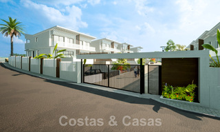 Nuevas casas de lujo de estilo contemporáneo en venta en el valle del golf de Mijas, Costa del Sol 63031 