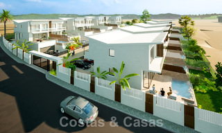 Nuevas casas de lujo de estilo contemporáneo en venta en el valle del golf de Mijas, Costa del Sol 63032 