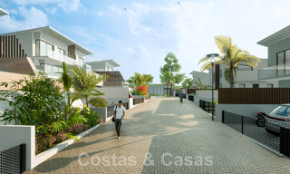 Nuevas casas de lujo de estilo contemporáneo en venta en el valle del golf de Mijas, Costa del Sol 63033 