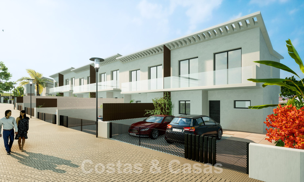 Nuevas casas de lujo de estilo contemporáneo en venta en el valle del golf de Mijas, Costa del Sol 63037