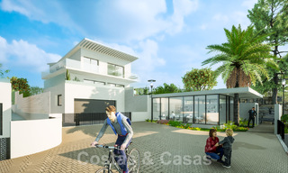 Nuevas casas de lujo de estilo contemporáneo en venta en el valle del golf de Mijas, Costa del Sol 63038 