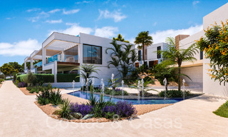 Nuevo proyecto con modernas casas de lujo en venta junto al campo de golf en Mijas, Costa del Sol 64607 
