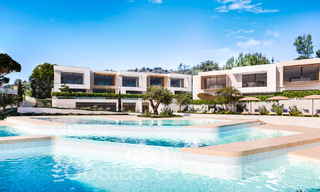 Nuevo proyecto con modernas casas de lujo en venta junto al campo de golf en Mijas, Costa del Sol 64608 