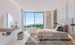 Nuevo proyecto con modernas casas de lujo en venta junto al campo de golf en Mijas, Costa del Sol 64611 