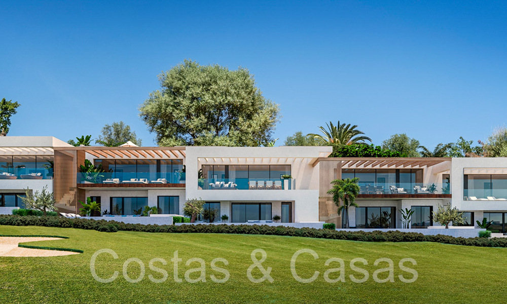 Nuevo proyecto con modernas casas de lujo en venta junto al campo de golf en Mijas, Costa del Sol 64613