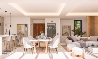 Nuevo proyecto con modernas casas de lujo en venta junto al campo de golf en Mijas, Costa del Sol 64614 