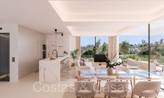 Nuevo proyecto con modernas casas de lujo en venta junto al campo de golf en Mijas, Costa del Sol 64615 