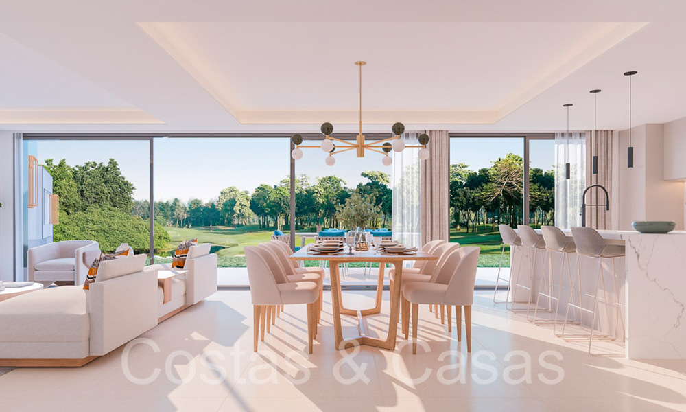 Nuevo proyecto con modernas casas de lujo en venta junto al campo de golf en Mijas, Costa del Sol 64616