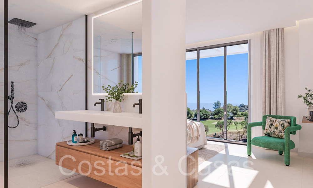 Nuevo proyecto con modernas casas de lujo en venta junto al campo de golf en Mijas, Costa del Sol 64618