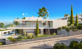 Casas nuevas y modernistas en venta directamente en el campo de golf en el este de Marbella 64764 