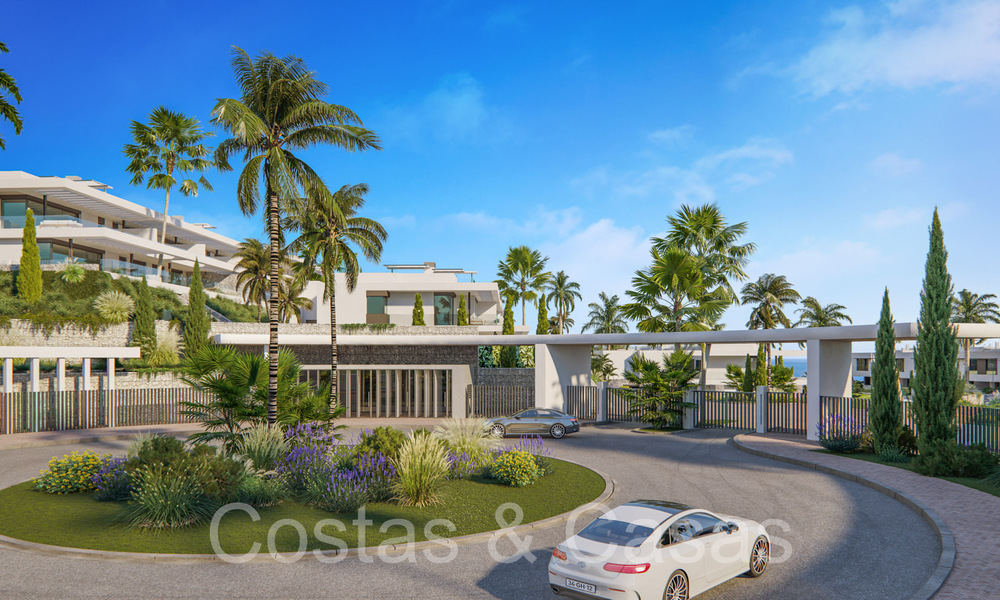 Casas nuevas y modernistas en venta directamente en el campo de golf en el este de Marbella 64765