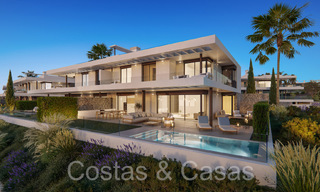 Casas nuevas y modernistas en venta directamente en el campo de golf en el este de Marbella 64768 