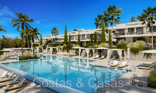 Casas nuevas y modernistas en venta directamente en el campo de golf en el este de Marbella 64770 