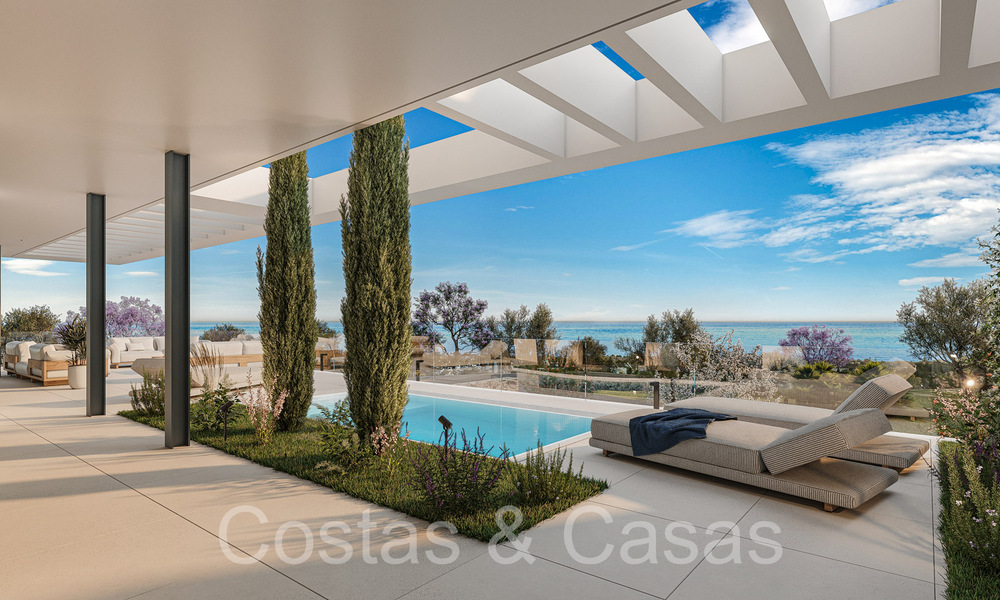 Casas nuevas y modernistas en venta directamente en el campo de golf en el este de Marbella 64774