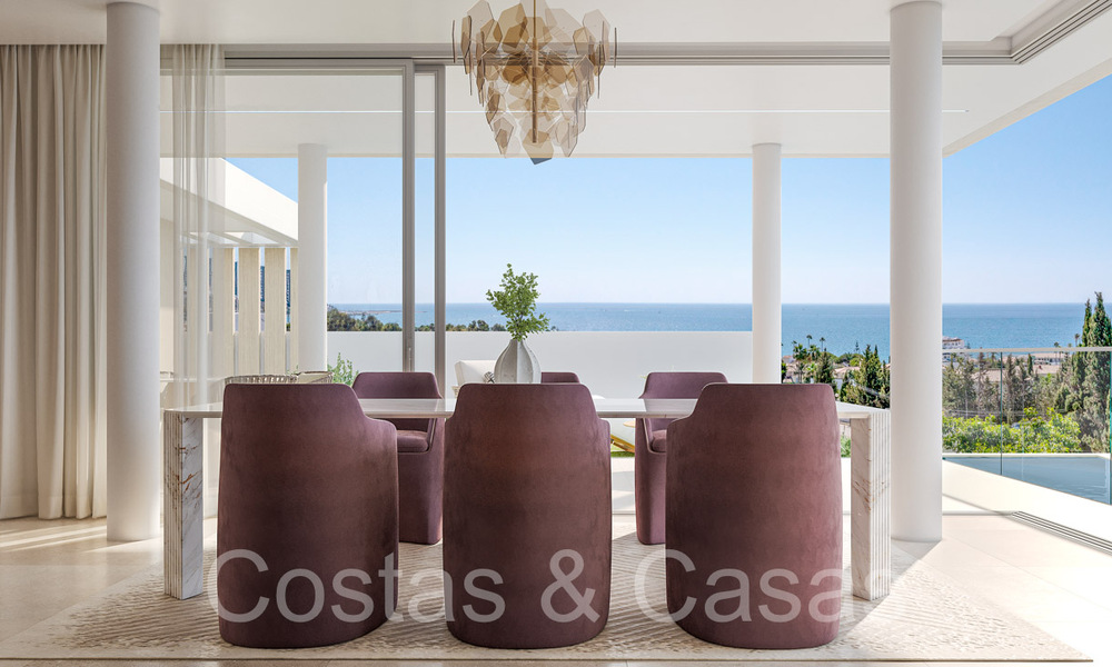 ¡Última villa! Villa de nueva construcción energéticamente eficiente en venta con vistas al mar a las afueras del centro de Estepona 64794