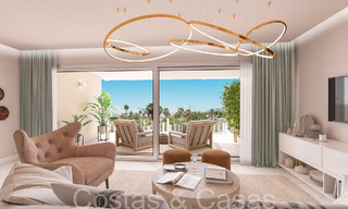 Modernos apartamentos nuevos en venta a un paso del centro y de la playa en San Pedro Playa, Marbella 64918 