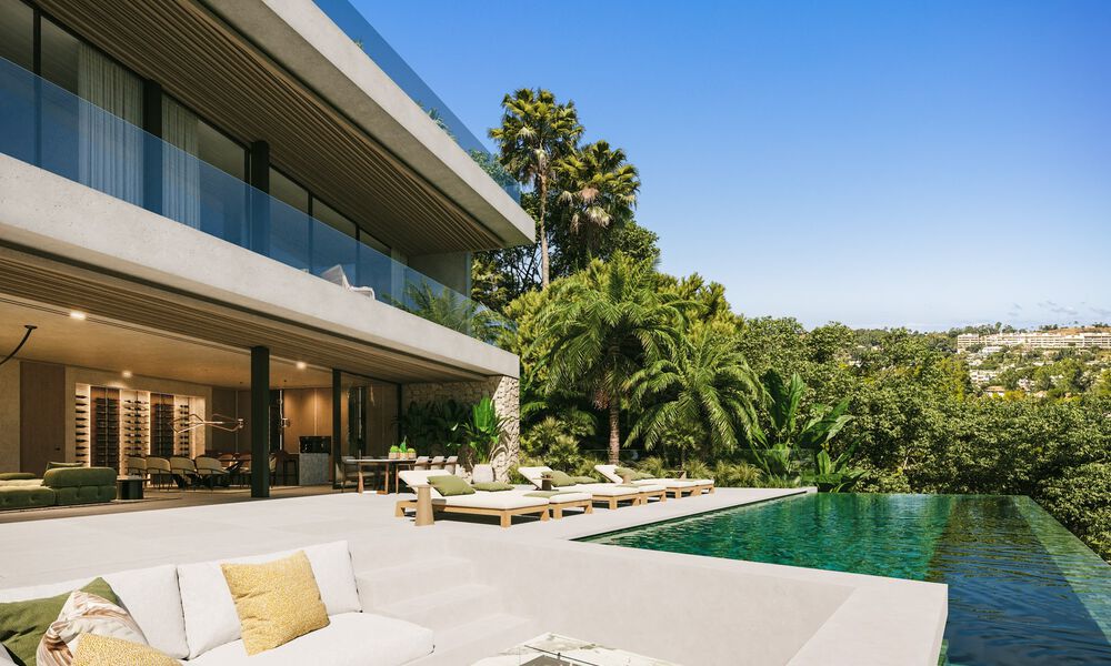 Terreno edificable + proyecto exclusivo de villa en venta junto al campo de golf en Nueva Andalucía, Marbella 64952