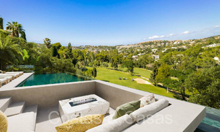 Terreno edificable + proyecto exclusivo de villa en venta junto al campo de golf en Nueva Andalucía, Marbella 64960 