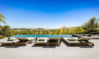 Terreno edificable + proyecto exclusivo de villa en venta junto al campo de golf en Nueva Andalucía, Marbella 64961 