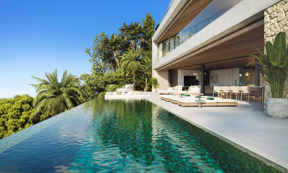 Terreno edificable + prestigioso proyecto de villa en venta junto al campo de golf en Nueva Andalucía, Marbella 64976