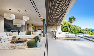 Terreno edificable + prestigioso proyecto de villa en venta junto al campo de golf en Nueva Andalucía, Marbella 64977 