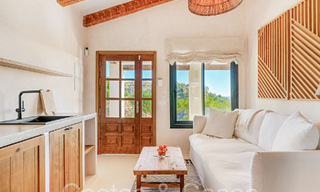 Finca de lujo andaluza con alojamiento de invitados y sublimes vistas al mar en venta en las colinas de Estepona 65099 