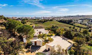 Finca de lujo andaluza con alojamiento de invitados y sublimes vistas al mar en venta en las colinas de Estepona 65105 